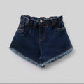 Short donker blauw