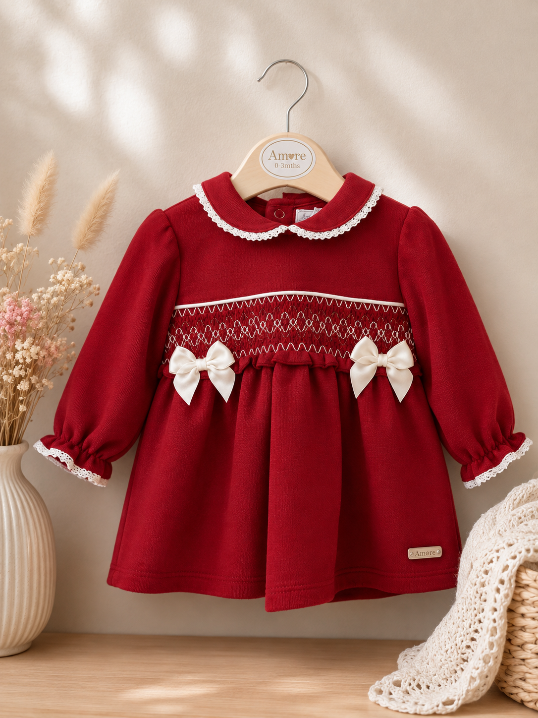 kleedje "amore" rood