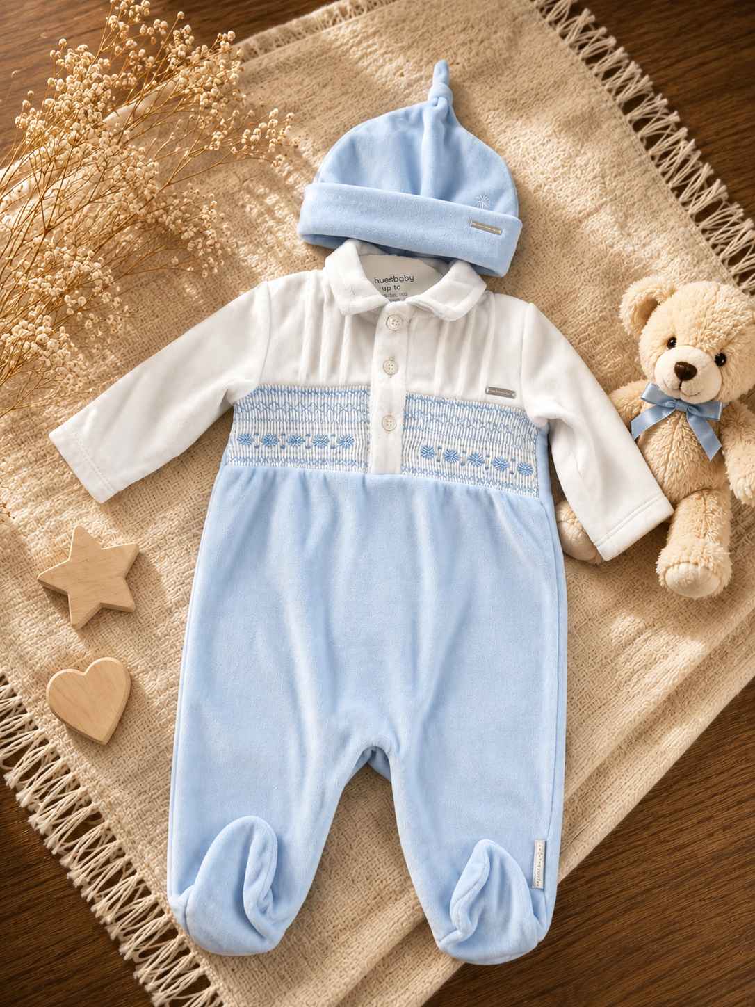 Boxpakje "bluesbaby" babyblauw
