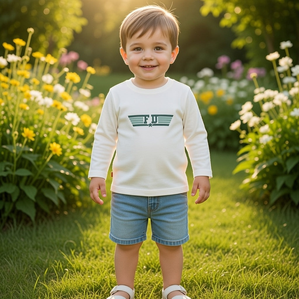 piloten t-shirt met lange mouwen